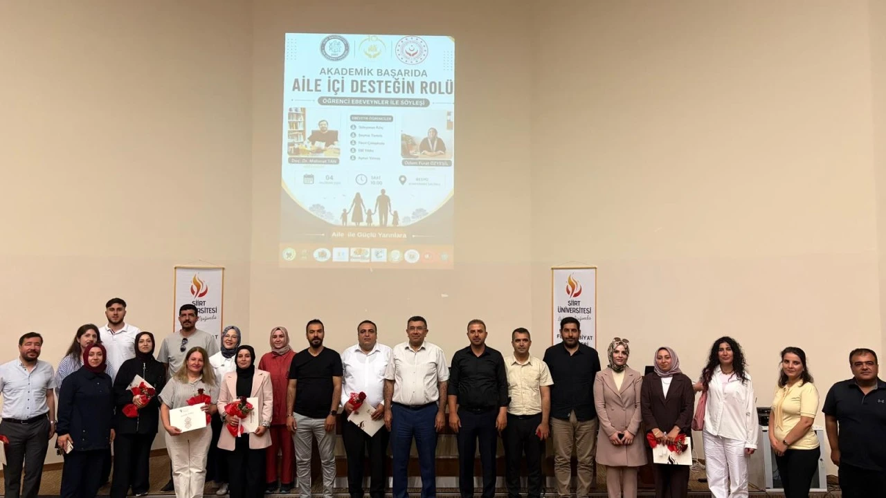Akademik başarıda aile desteği neden &ouml;nemli? Siirt'te ebeveynlerle s&ouml;yleşi d&uuml;zenlendi