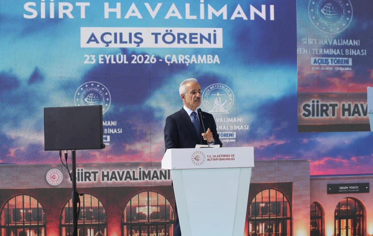 Bakan Uraloğlu, Siirt Havalimanı Yeni Terminal Binası a&ccedil;ılış t&ouml;reninde konuştu: