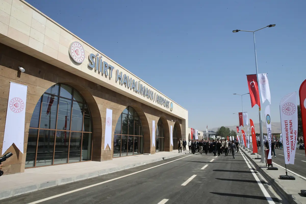 DHMİ, Siirt Havalimanı&rsquo;nın Yıllık Yolcu Kapasitesini Paylaştı