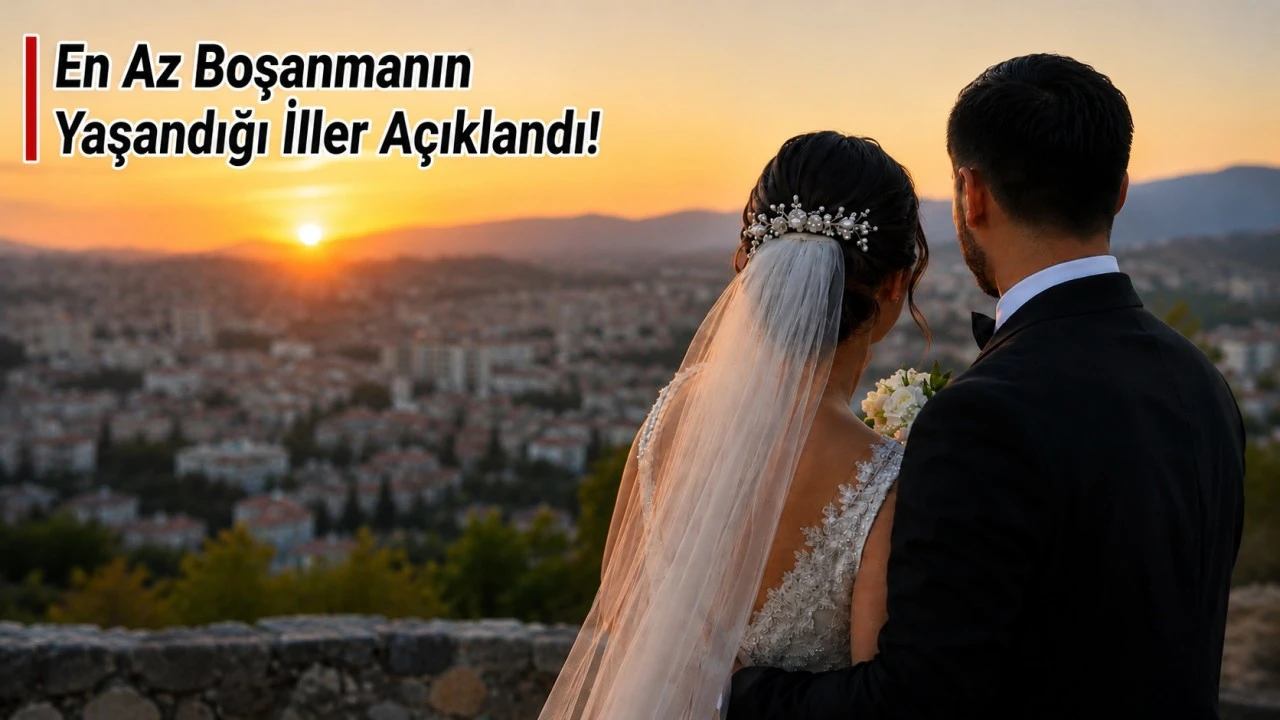 En Az Boşanmanın Yaşandığı İller A&ccedil;ıklandı! Siirt'in Sıralaması Dikkat &Ccedil;ekti