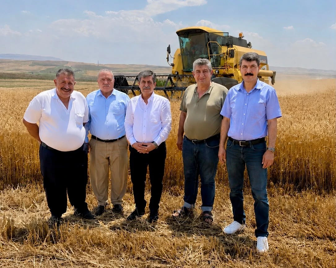 Garzan Ovası'nda Hasat Mesaisi Başladı, Bing&ouml;l &Ccedil;ift&ccedil;ilerle Buluştu