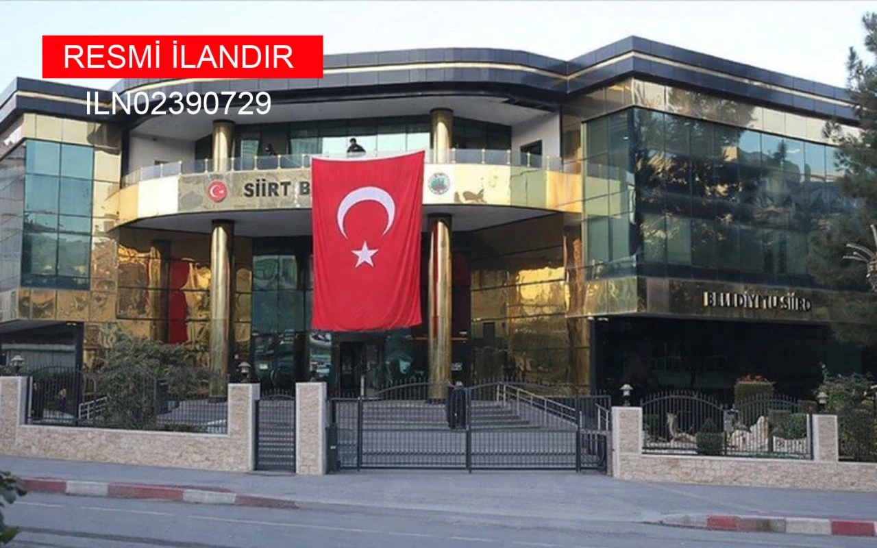 SİİRT BELEDİYE BAŞKANLIĞI&rsquo;NDAN DUYURU