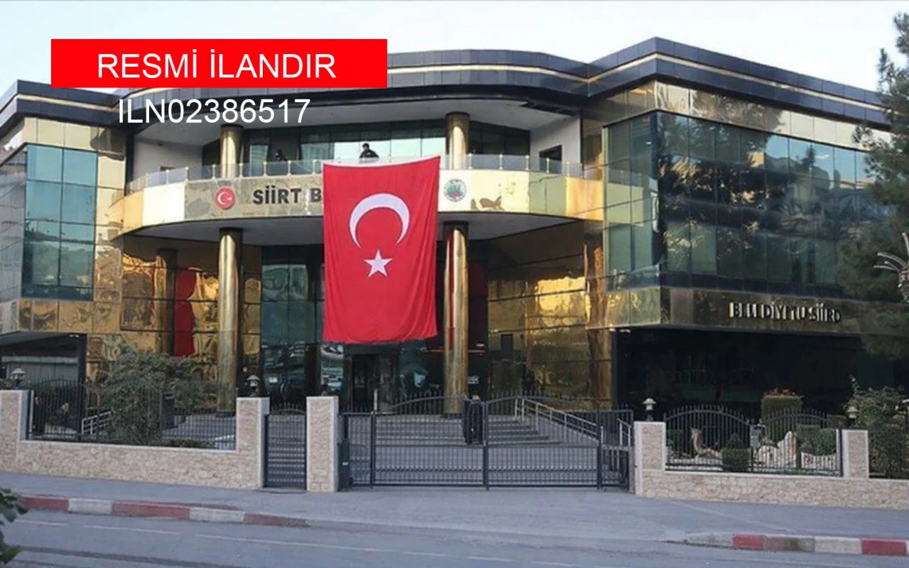 SİİRT BELEDİYE BAŞKANLIĞI&rsquo;NDAN DUYURU