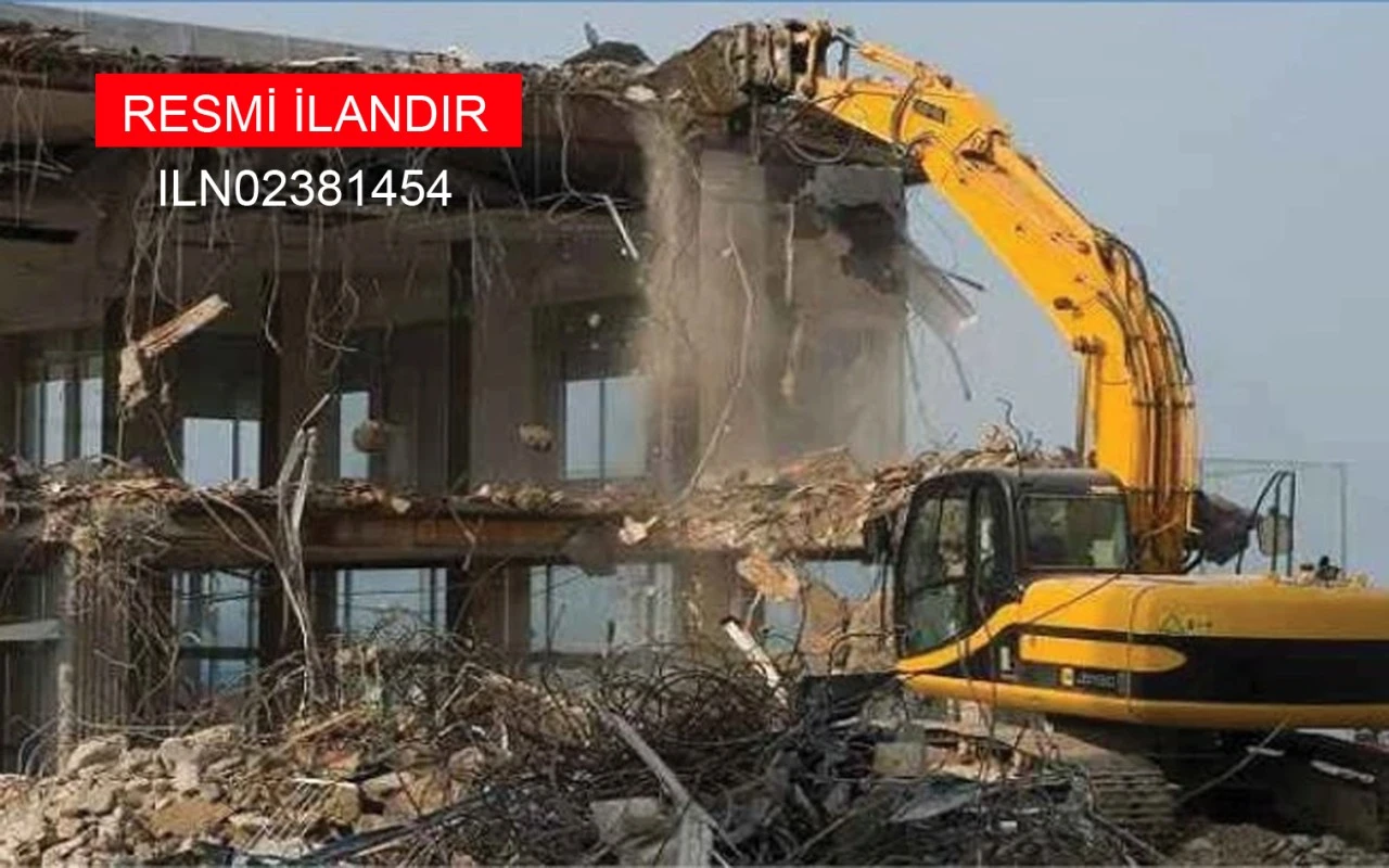 SİİRT MERKEZ CUMHURBAŞKANI S&Uuml;LEYMAN DEMİREL İLKOKULU VE ORGENERAL SALİH OMURTAK İLKOKULU BİNALARININ HURDA KARŞILIĞI YIKIM İŞİ