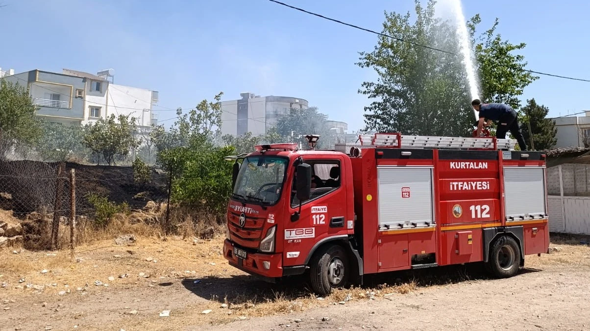 Kurtalan'da &Ccedil;ıkan Yangında Meyve Ağa&ccedil;ları Zarar G&ouml;rd&uuml;