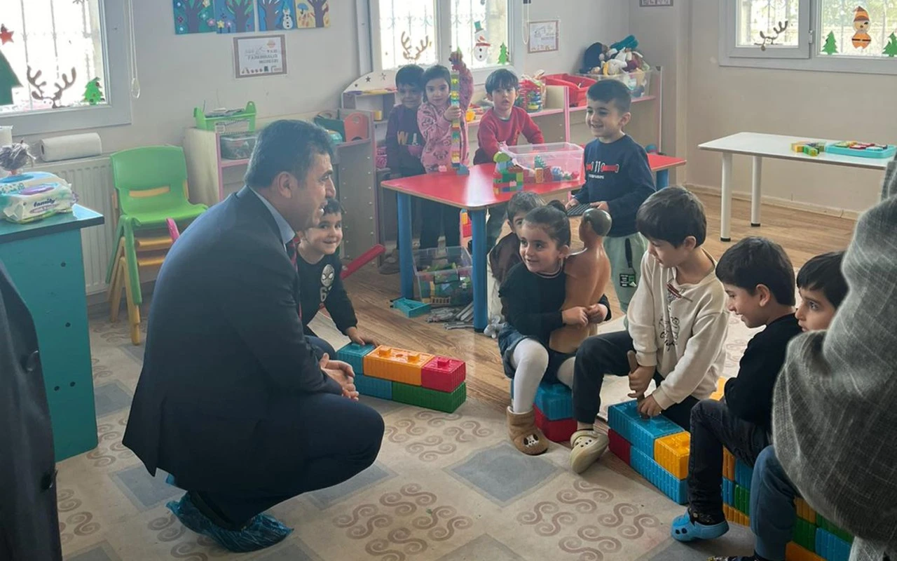 Kurtalan&rsquo;da İl&ccedil;e M&uuml;d&uuml;r&uuml; Polat&rsquo;tan Anaokulu&rsquo;na Ziyaret
