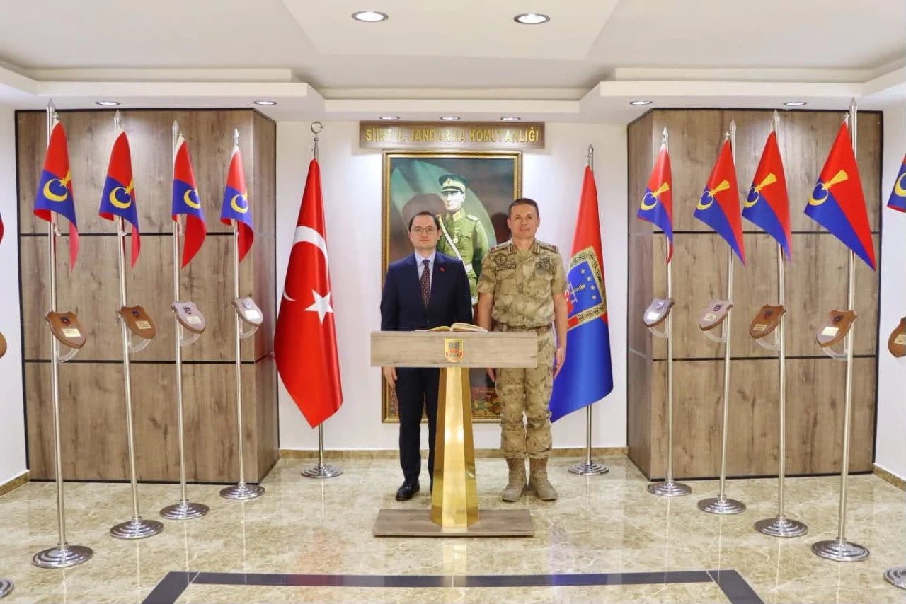 Kurtalan Kaymakamı Başara&rsquo;dan Tuğgeneral Yaman&rsquo;a hayırlı olsun ziyareti