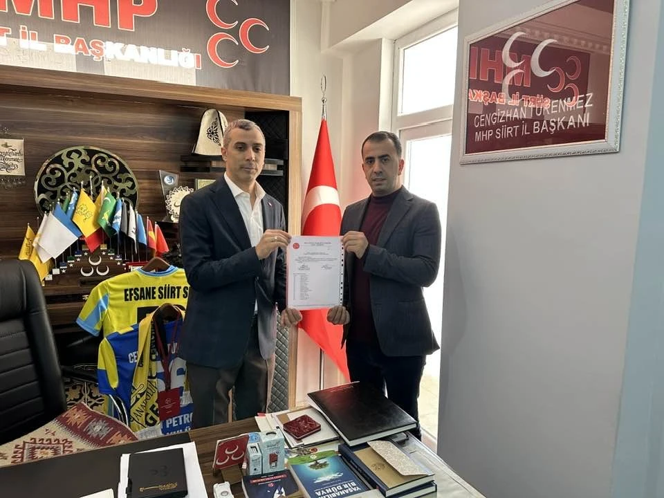 MHP Baykan İl&ccedil;e Başkanlığı&rsquo;na G&ouml;ktaş Atandı