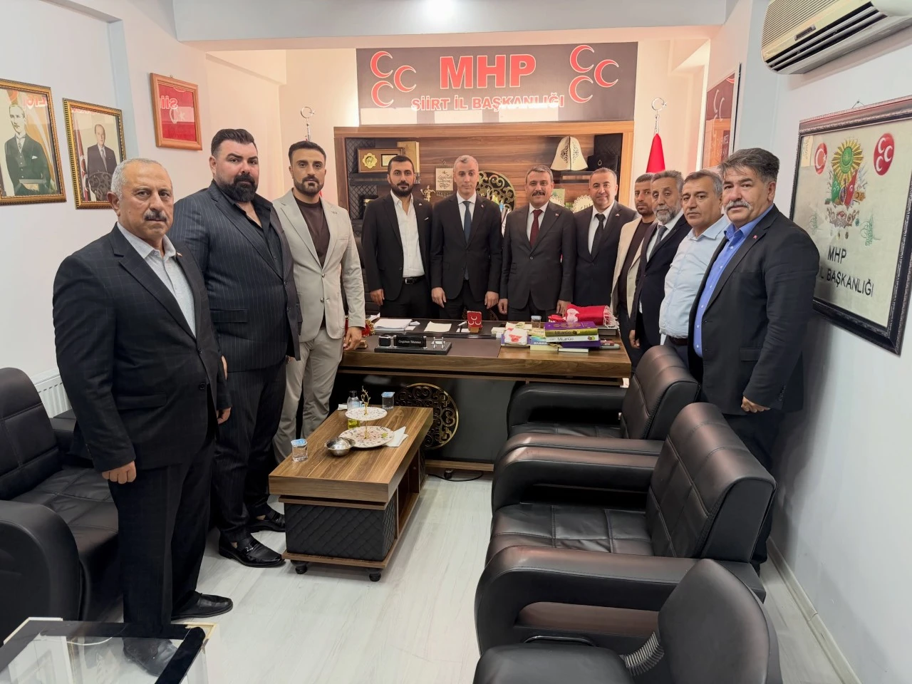 MHP Diyarbakır İl Başkanı &Ouml;zcoşkun&rsquo;dan Siirt teşkilatına ziyaret