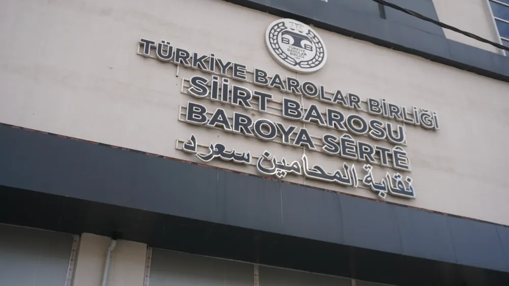 Siirt Barosu&rsquo;ndan Barış S&uuml;recine Destek