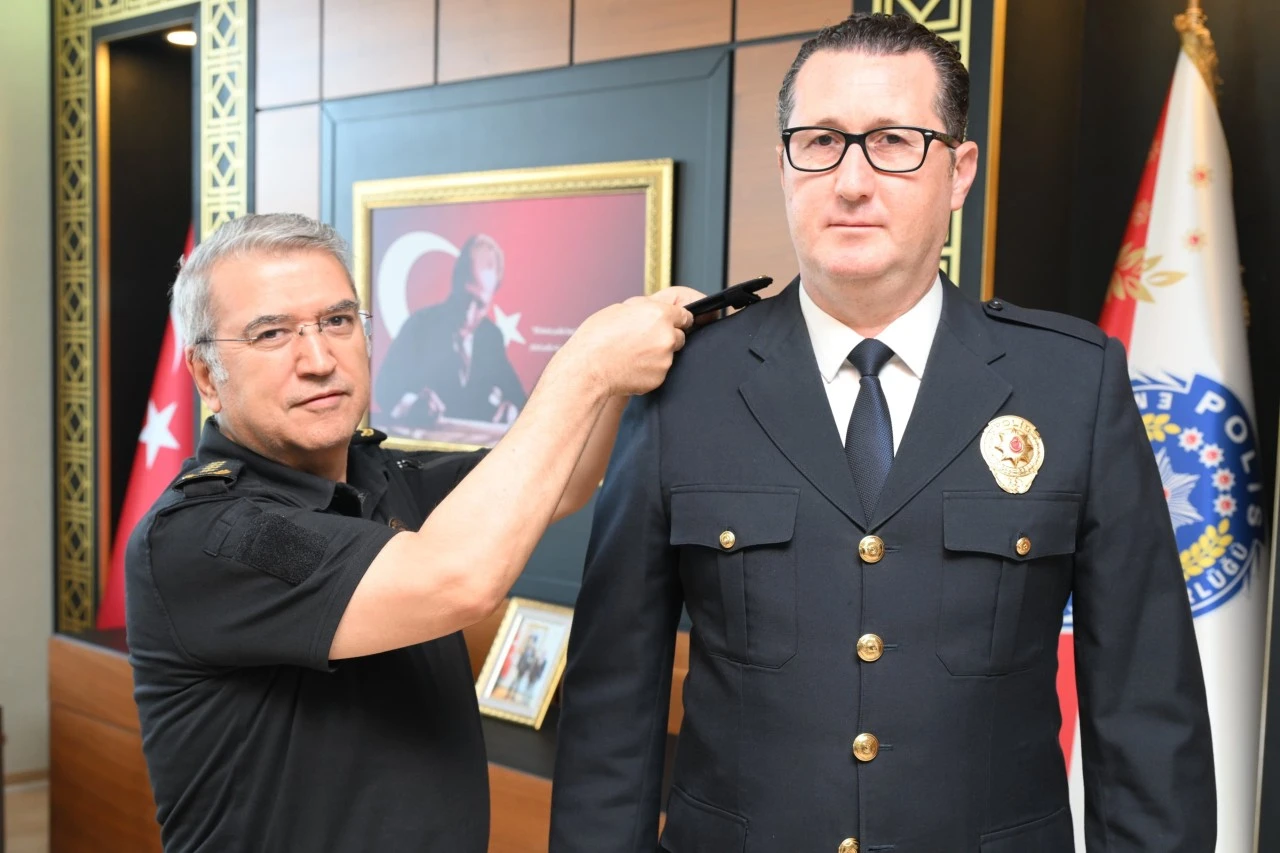 Siirt Emniyet M&uuml;d&uuml;r Yardımcısı Naci T&uuml;rker Yimsek Terfi Etti