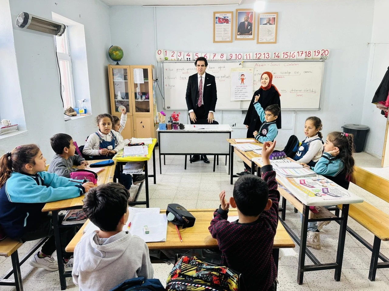 Siirt İl Milli Eğitim M&uuml;d&uuml;r&uuml; Saz&rsquo;dan K&ouml;y Okullarına Ziyaret