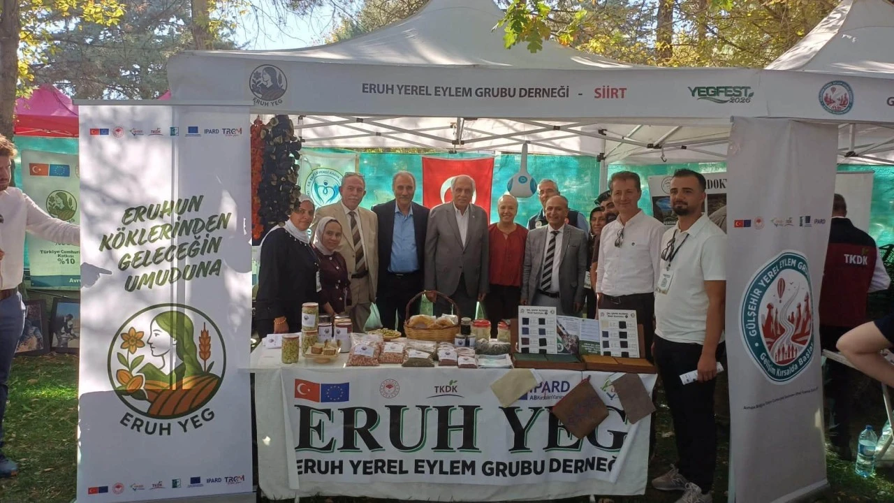 Siirt&rsquo;in &Uuml;r&uuml;nleri Ankara&rsquo;da G&ouml;r&uuml;c&uuml;ye &Ccedil;ıktı