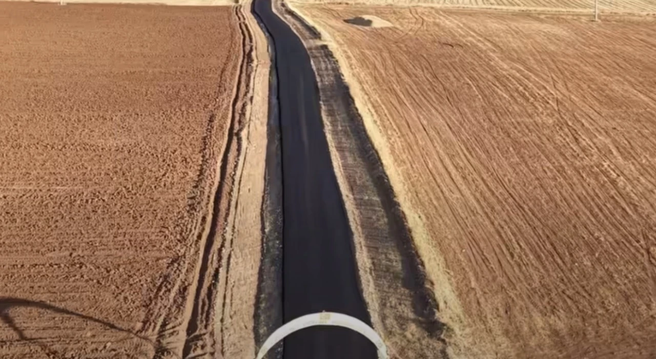 Siirt Kurtalan&rsquo;da 4,2 Kilometrelik Yol &Ccedil;alışması Tamamlandı
