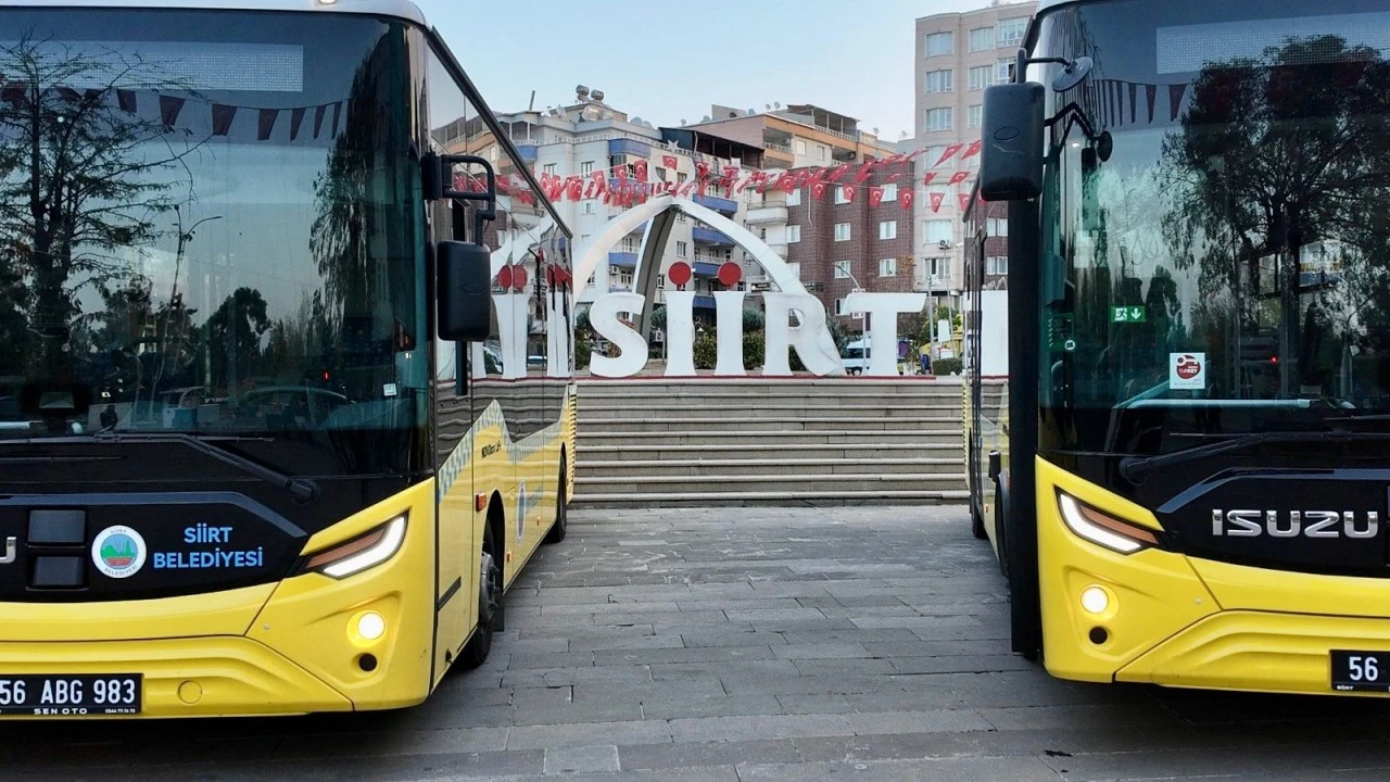 Siirt&rsquo;te 1,5 Ayda Toplu Taşımayı Kullanan Yolcu Sayısı A&ccedil;ıklandı