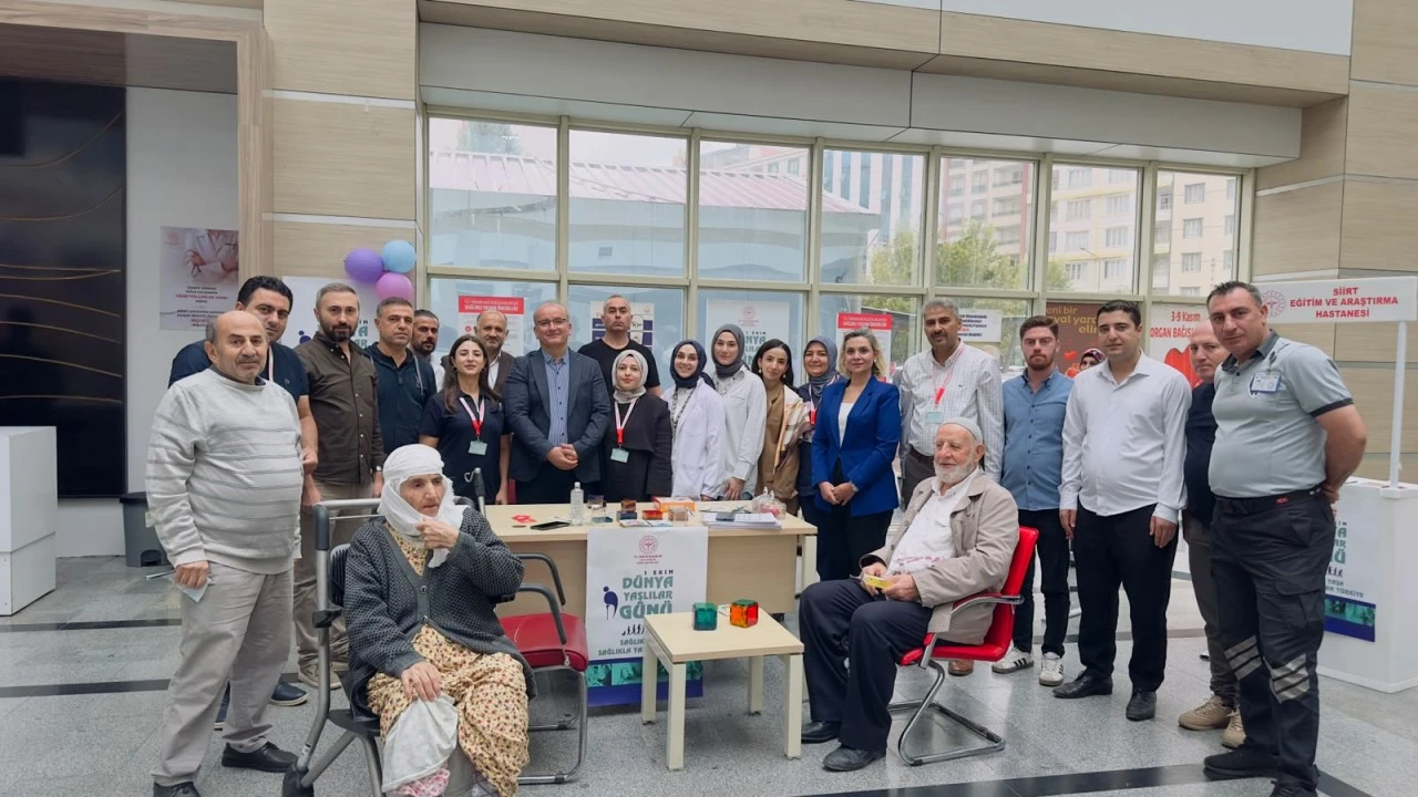 Siirt'te 1 Ekim D&uuml;nya Yaşlılar G&uuml;n&uuml; etkinliği