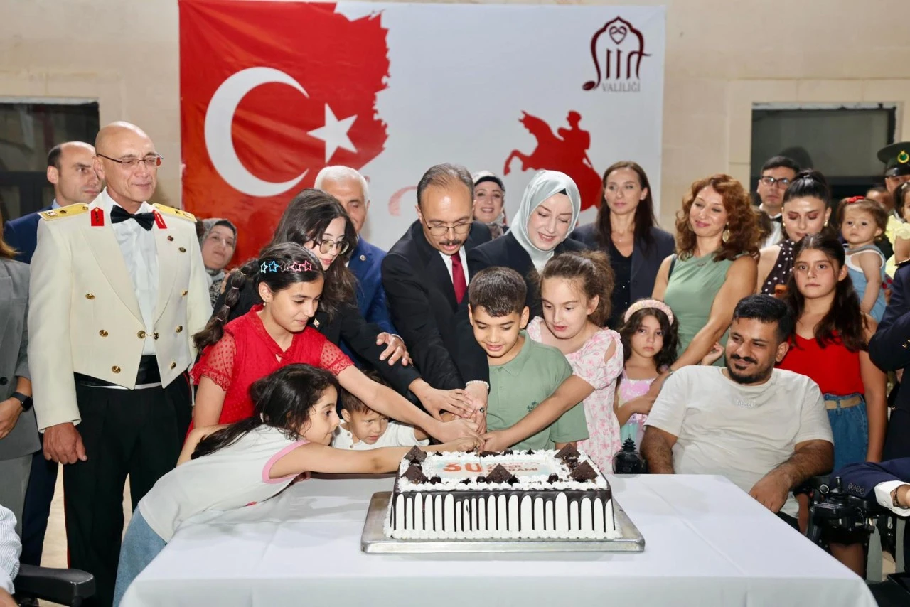 Siirt&rsquo;te 30 Ağustos Zafer Bayramı resepsiyonu d&uuml;zenlendi