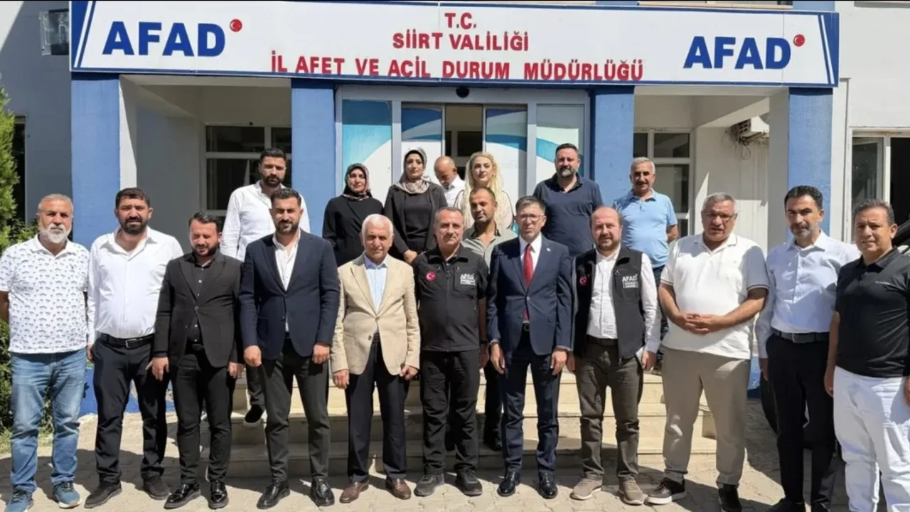 Siirt&rsquo;te AFAD&rsquo;ın &ccedil;alışmaları değerlendirildi