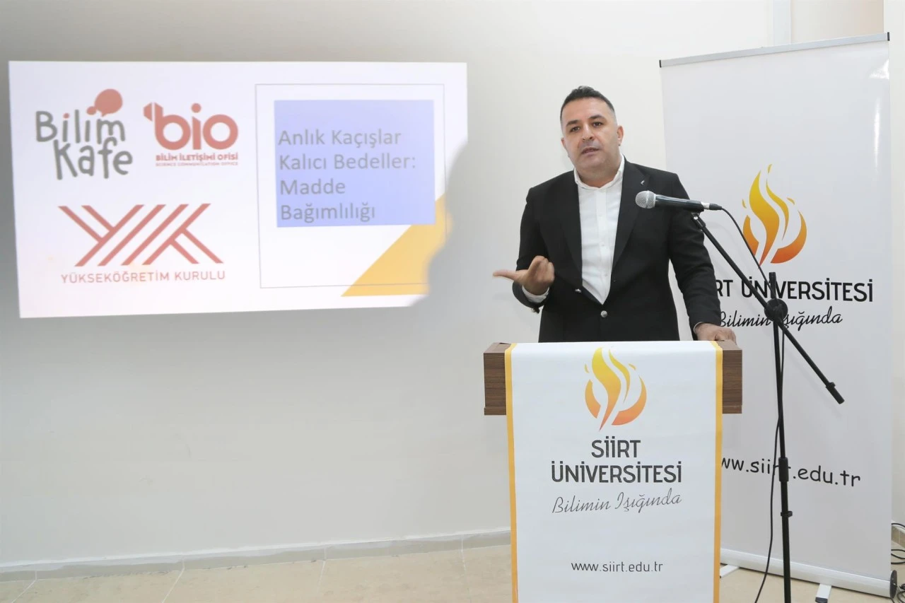 Siirt&rsquo;te &ldquo;Anlık Ka&ccedil;ışlar Kalıcı Bedeller&rdquo; S&ouml;yleşisiyle Bağımlılığa Bilimsel Bakış