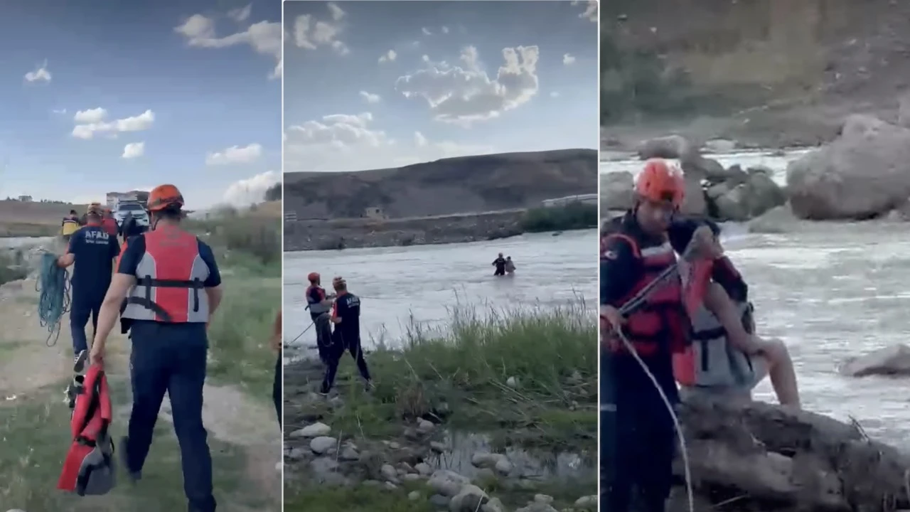 Siirt&rsquo;te &Ccedil;ayda Mahsur Kalan &Ccedil;ocuk Kurtarıldı