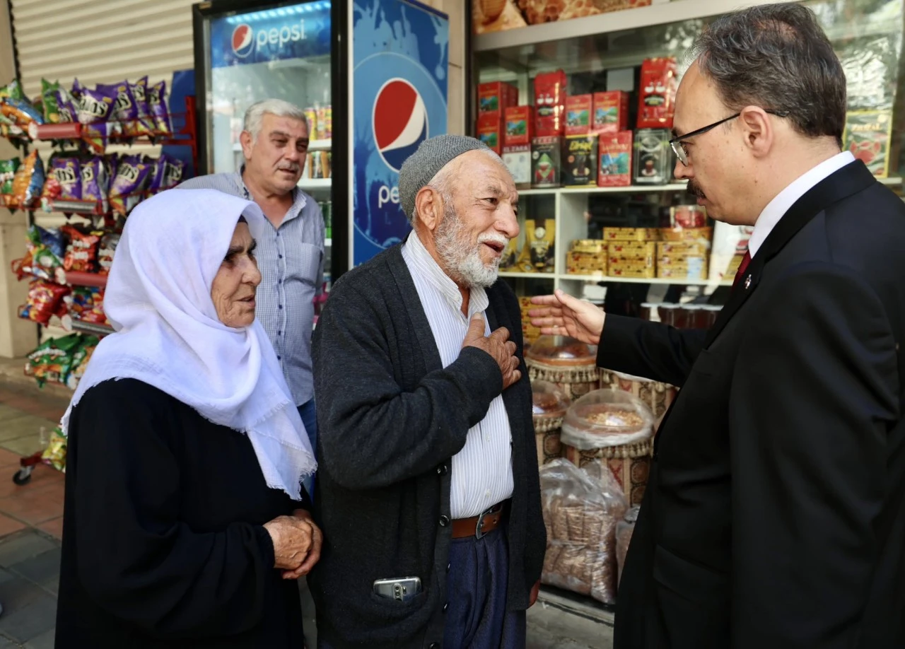 Siirt&rsquo;te Cuma sonrası esnaf ziyareti