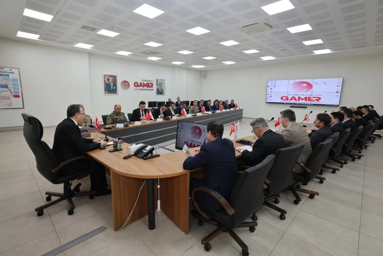 Siirt&rsquo;te İl G&uuml;venlik ve Asayiş Toplantısı Yapıldı