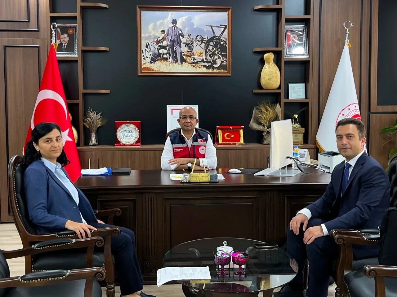 Siirt&rsquo;te İl M&uuml;d&uuml;r&uuml;ne anlamlı ziyaret