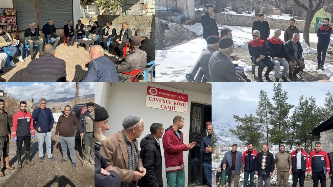 Siirt&rsquo;te İl&ccedil;e İl&ccedil;e &Ccedil;ift&ccedil;iler Ziyaret Edildi