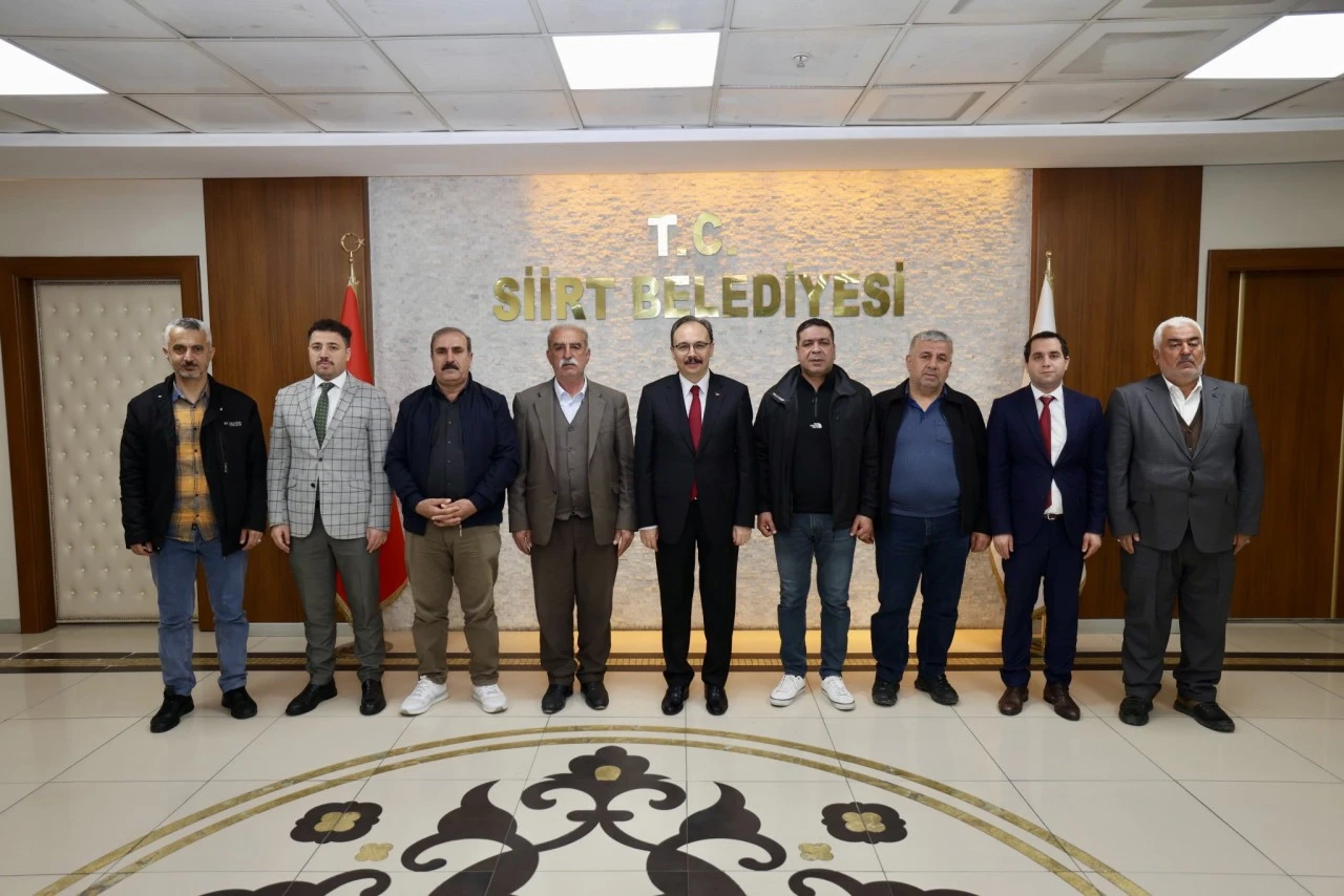 Siirt&rsquo;te Toplu Ulaşım İ&ccedil;in Kooperatif Temsilcileriyle Toplantı