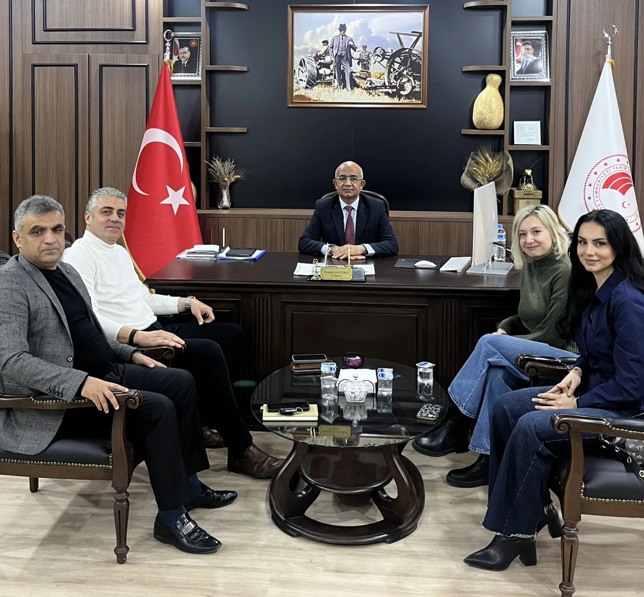 Siirt &Uuml;niversitesi &Ouml;ğretim &Uuml;yelerinden İl Tarım ve Orman M&uuml;d&uuml;r&uuml;ne Ziyaret
