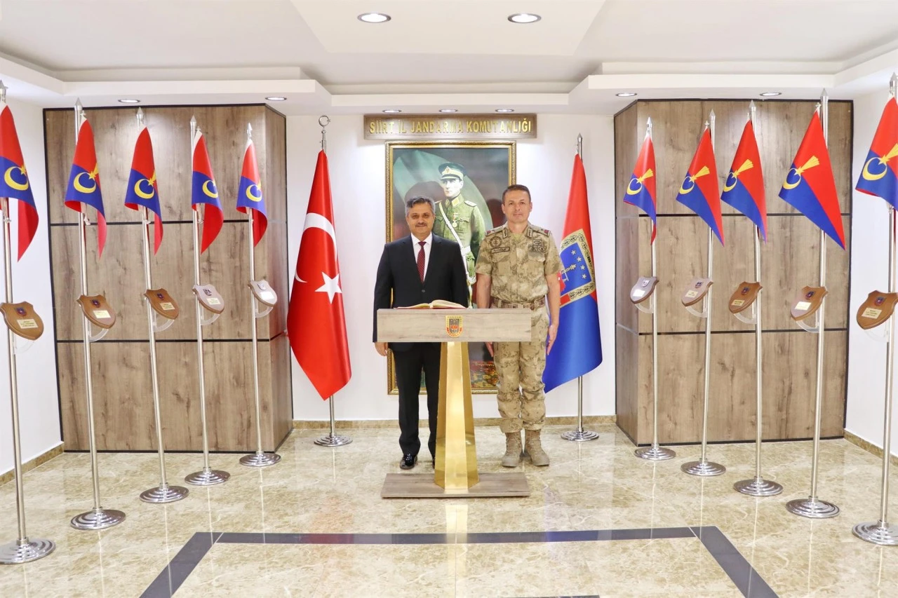 Siirt &Uuml;niversitesi Rekt&ouml;r&uuml; Şındak&rsquo;tan Tuğgeneral Yaman&rsquo;a hayırlı olsun ziyareti