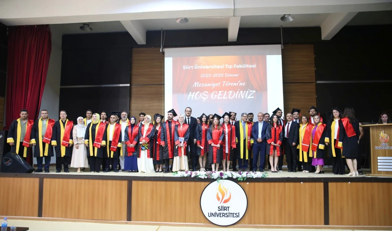 Siirt &Uuml;niversitesi Tıp Fak&uuml;ltesi ikinci mezunlarını verdi