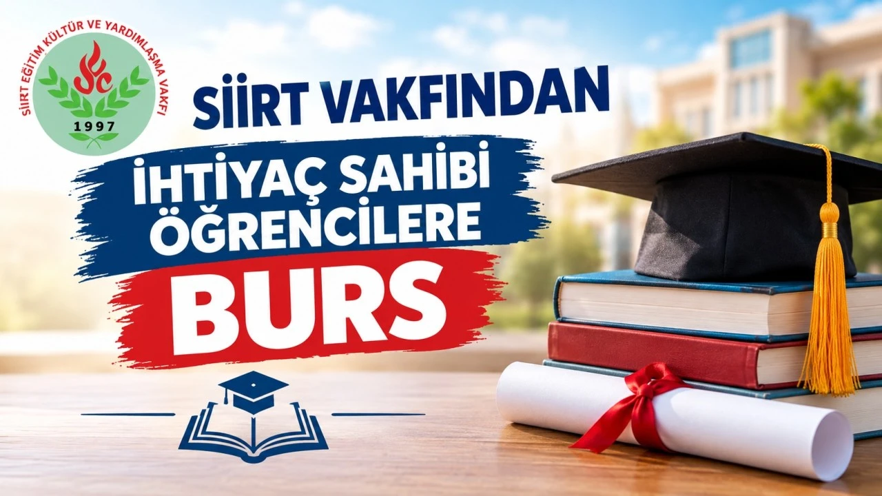 Siirt Vakfından ihtiya&ccedil; sahibi &ouml;ğrencilere burs