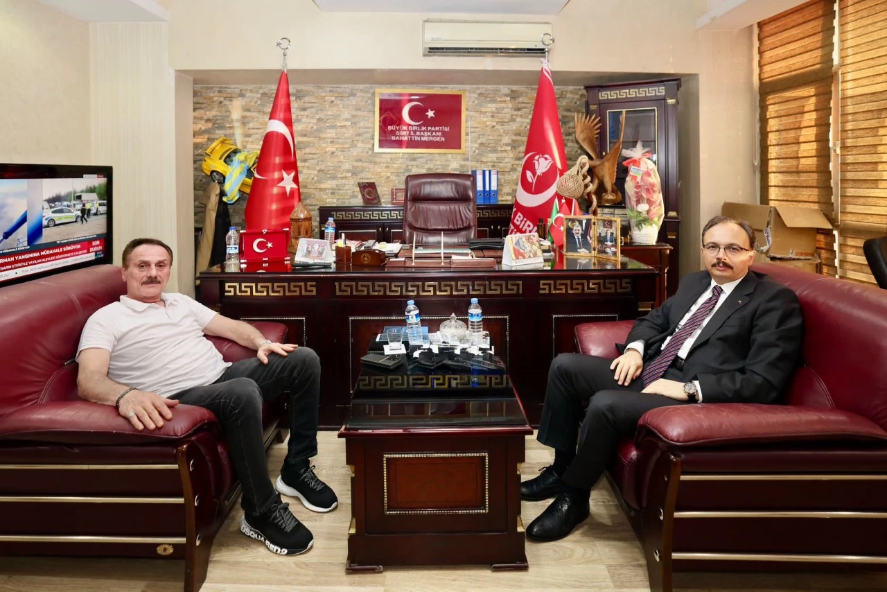 Siirt Valisi Kızılkaya&rsquo;dan BBP İl Başkanına Ziyaret