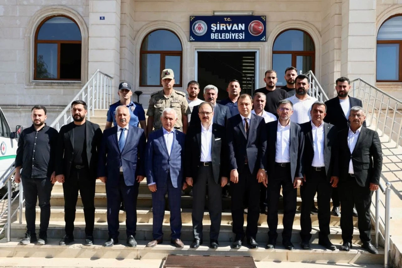 Siirt Valisi Kızılkaya&rsquo;dan Yeni Belediye Başkanına Ziyaret