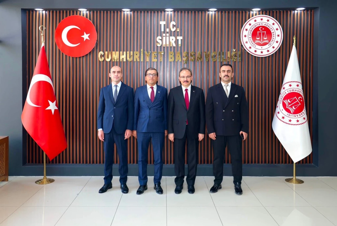 Vali Kızılkaya&rsquo;dan yeni adli yılın ilk g&uuml;n&uuml;nde yargı mensuplarına ziyaret