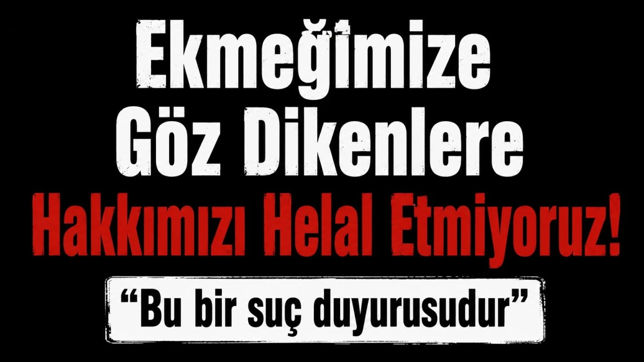 Yerel Basının ortak a&ccedil;ıklaması!