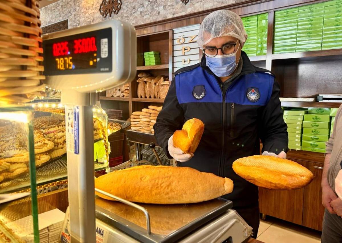 Van'da zabıta ekipleri fırınları denetledi