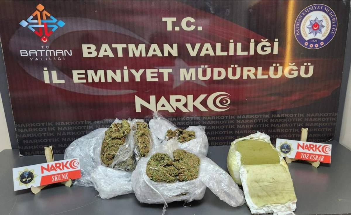 Batman'da uyuşturucu operasyonunda yakalanan şüpheli tutuklandı