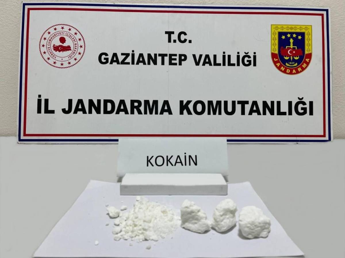 Gaziantep'te uyuşturucu operasyonunda 1 kişi tutuklandı