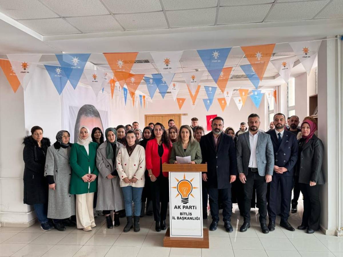 AK Parti Bitlis Teşkilatından 8 Mart Dünya Kadınlar Günü açıklaması