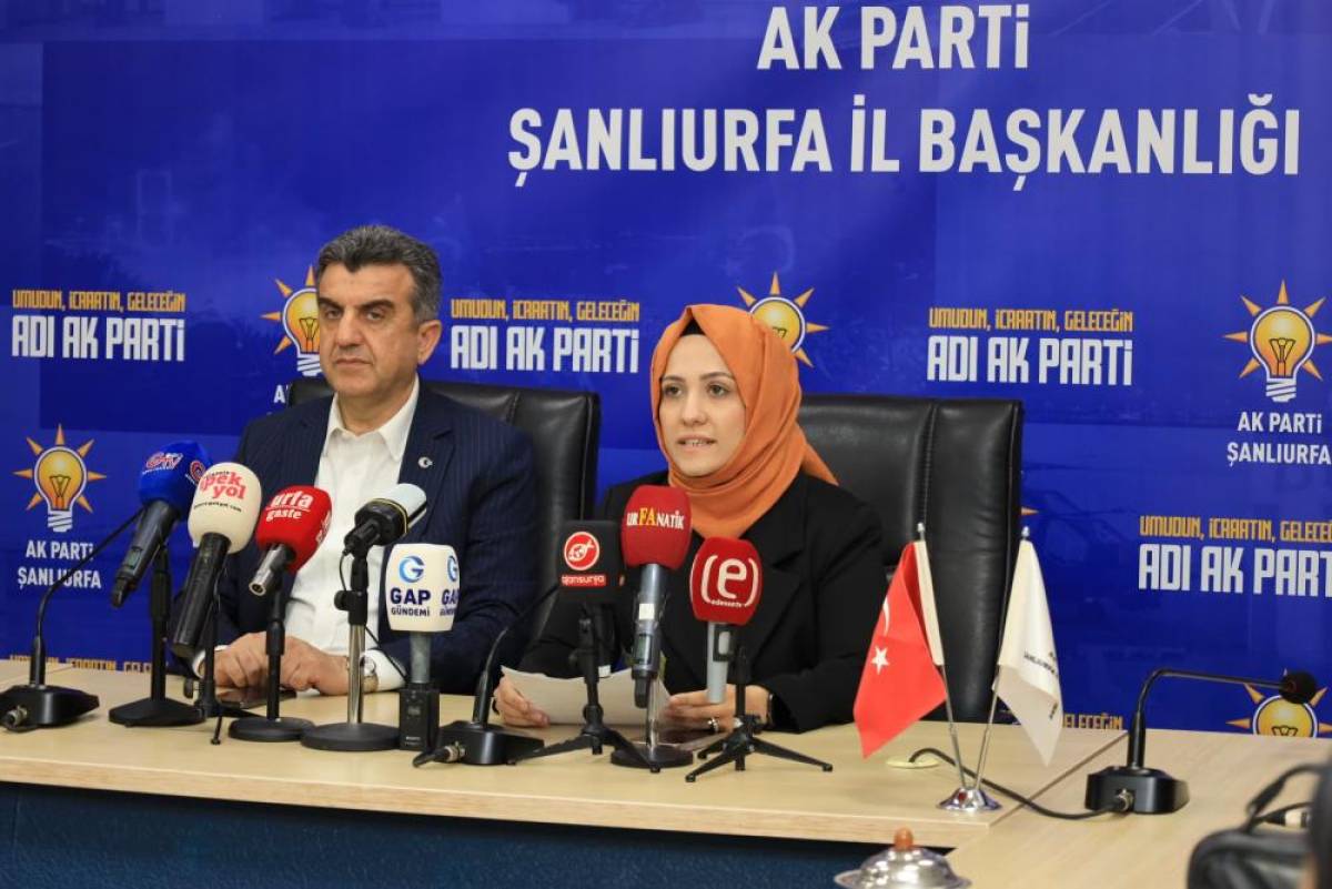 AK Parti Şanlıurfa Kadın Kolları Başkanı Ay'dan 8 Mart Dünya Kadınlar Günü açıklaması