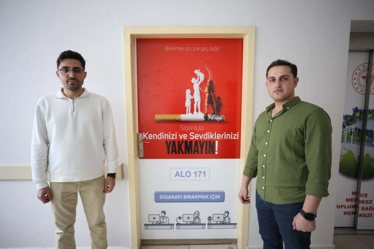 Bağımlılıktan kurtulan güvenlik görevlisi, sigaraya harcadığı parayı doğacak çocuğunun geleceğine ayıracak