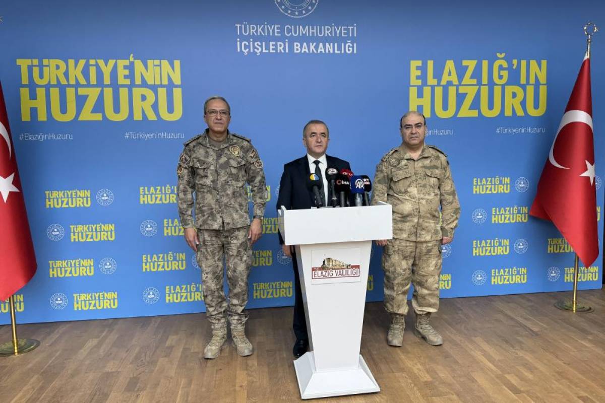 Elazığ'da "Huzur, Asayiş ve Güvenlik Bilgilendirme Toplantısı" yapıldı