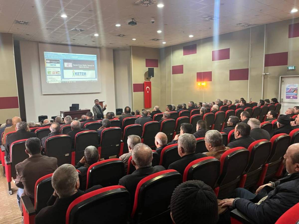 Muş Sağlık Müdürlüğünden muhtara yönelik bilgilendirme toplantısı