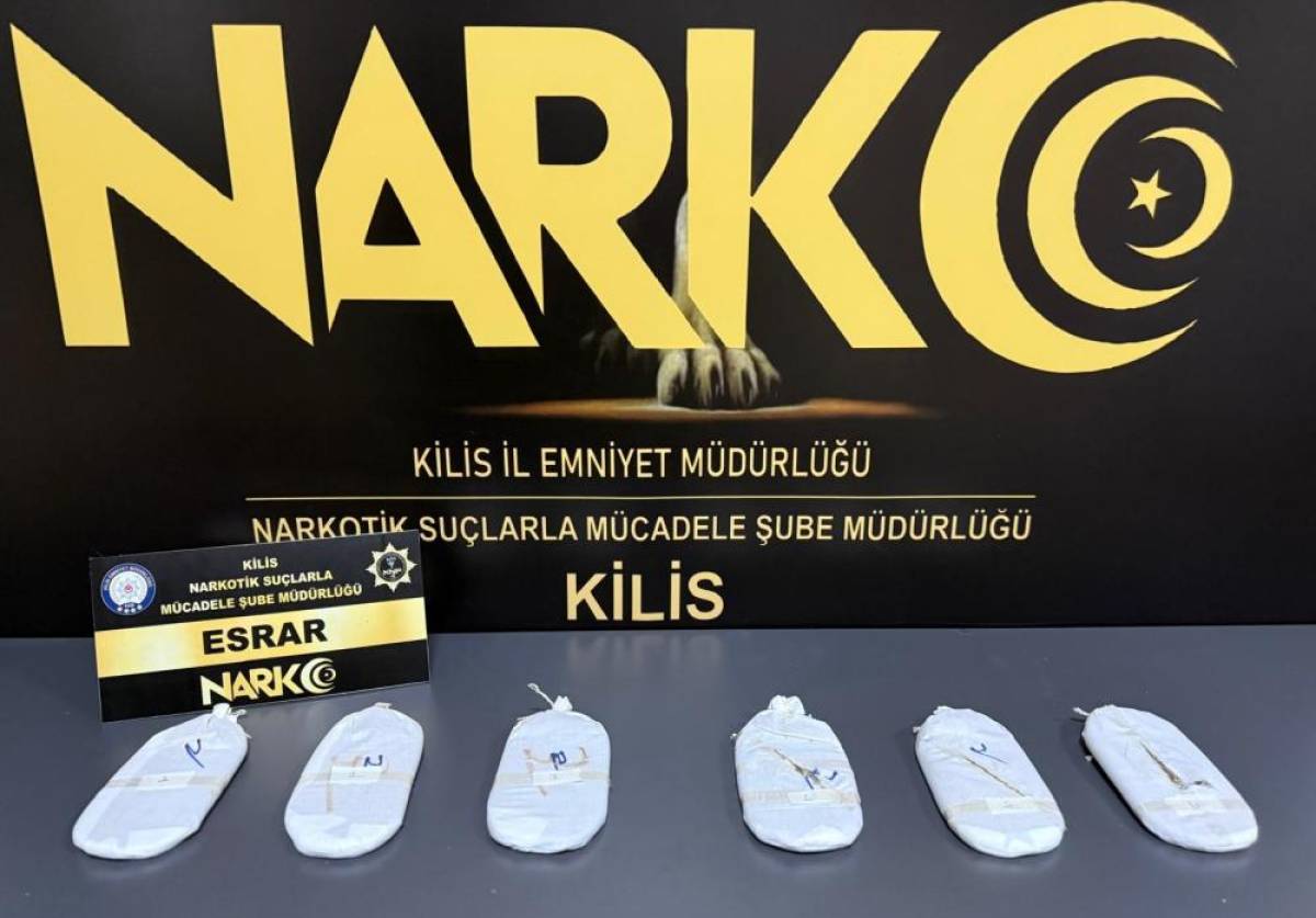 Kilis'te uyuşturucu operasyonunda 1 zanlı tutuklandı