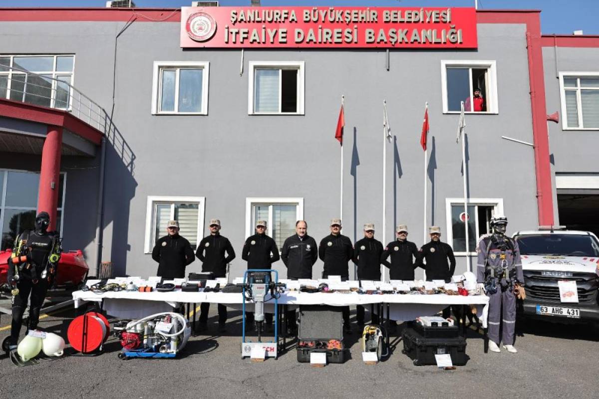 Şanlıurfa Büyükşehir Belediyesi arama kurtarma ekibi kuruldu