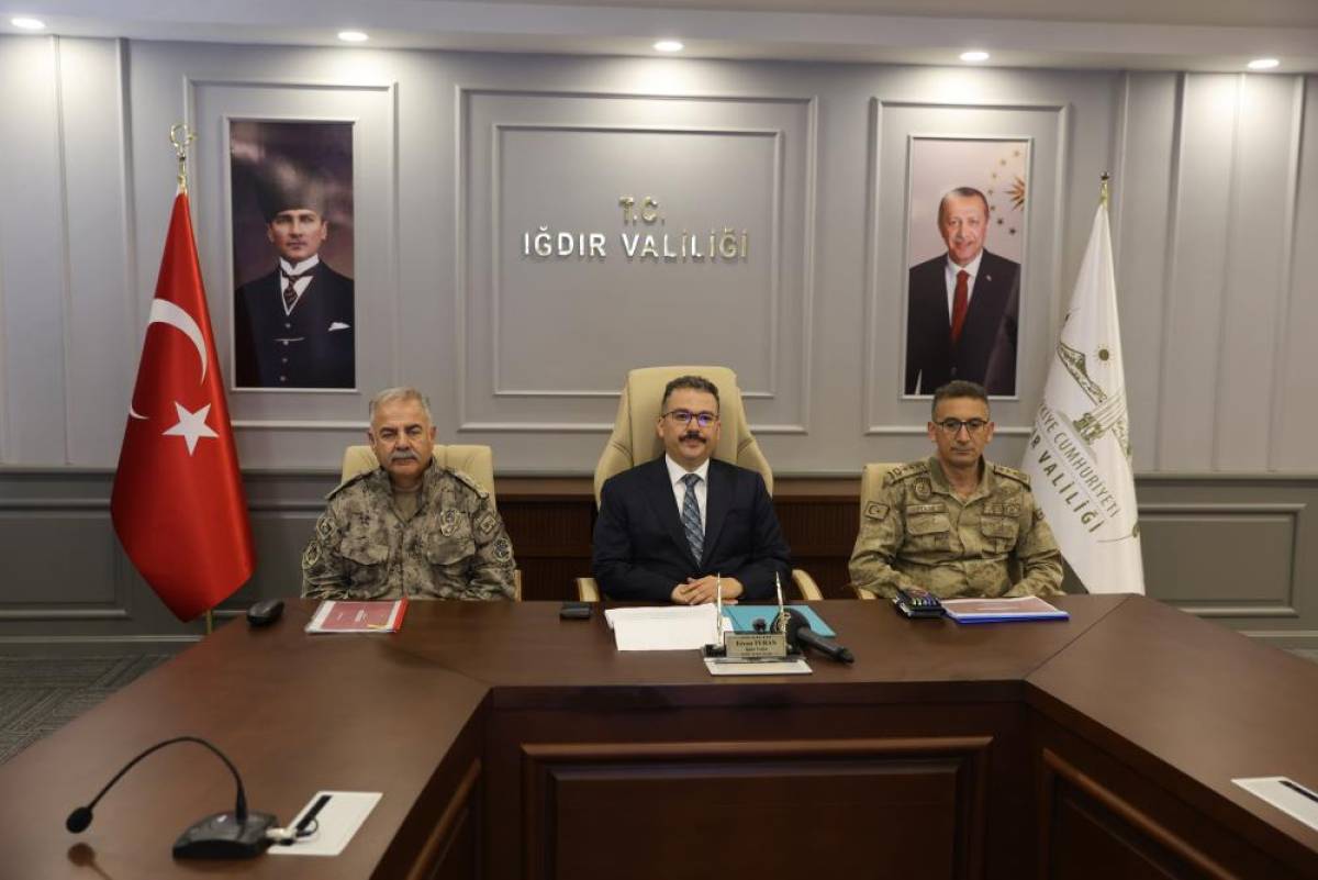 Iğdır'da "Huzur, Asayiş ve Güvenlik Bilgilendirme Toplantısı" yapıldı