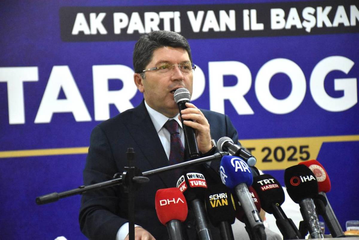 Adalet Bakanı Yılmaz Tunç, Van'da iftar programında konuştu: