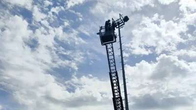 15 Temmuz Parkı’nda güvenlik için onarım çalışması